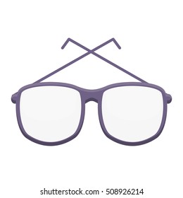 style glasses isolated icon vector illustration design