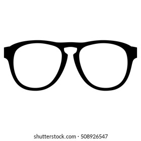style glasses isolated icon vector illustration design