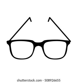 style glasses isolated icon vector illustration design