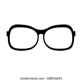 style glasses isolated icon vector illustration design