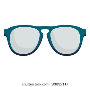 style glasses isolated icon vector illustration design