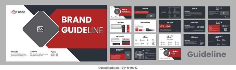 Plantilla de guía de estilo para Lineamientos de marca