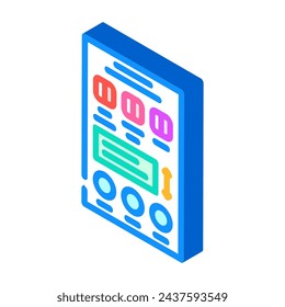 style guides technical writer isometric icon vector. style guides technical writer sign. isolated symbol illustration