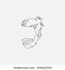 style haircut icon vector illustration design