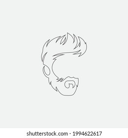 style haircut icon vector illustration design