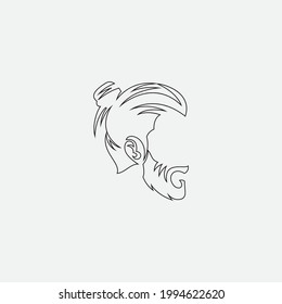 style haircut icon vector illustration design