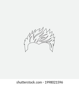 style haircut icon vector illustration design