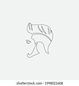 style haircut icon vector illustration design