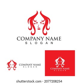 style haircut women's salon  icon vector illustration design