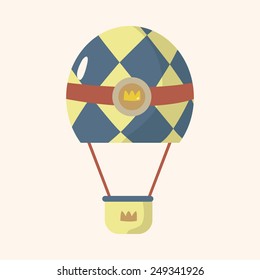 style hot air ballon theme elements vector,eps