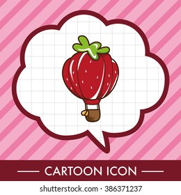 style hot air ballon theme elements vector,eps