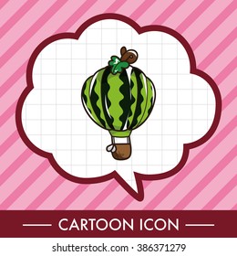 style hot air ballon theme elements vector,eps