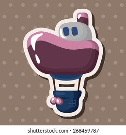 style hot air balloon theme elements