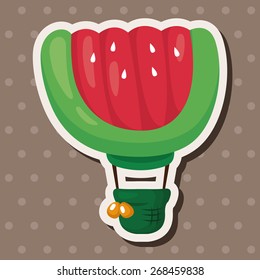 style hot air balloon theme elements