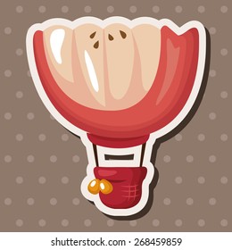 style hot air balloon theme elements
