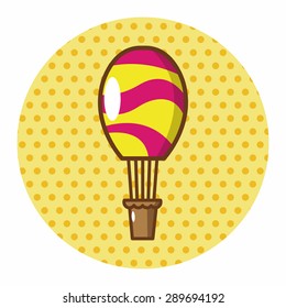 style hot air balloon theme elements vector,eps