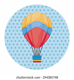 style hot air balloon theme elements