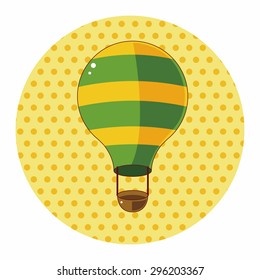 style hot air balloon theme elements