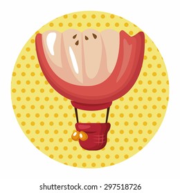 style hot air balloon theme elements
