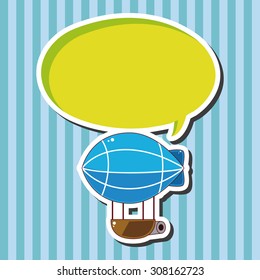 style hot air balloon theme elements