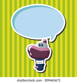 style hot air balloon theme elements
