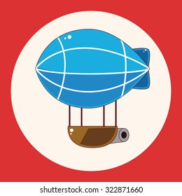 style hot air balloon theme elements