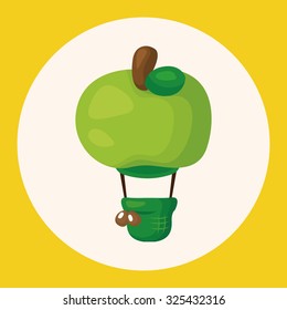 style hot air balloon theme elements