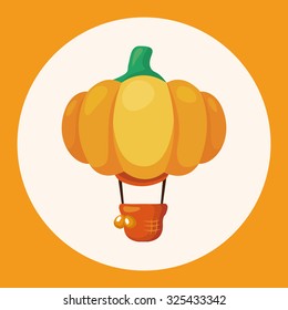 style hot air balloon theme elements