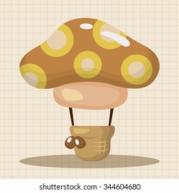 style hot air balloon theme elements