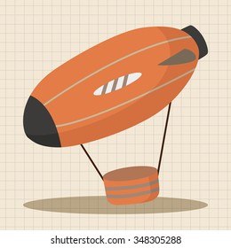 style hot air balloon theme elements
