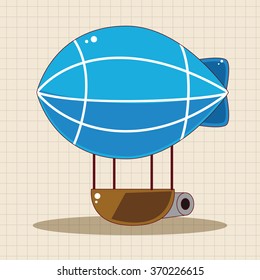 style hot air balloon theme elements