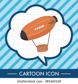 style hot air balloon theme elements