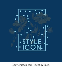 Icono de estilo tipografía eslogan para la impresión de camisetas, diseño gráfico. 