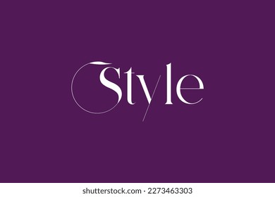 style, ligature style logo, awesome logo design