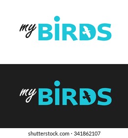 Style Logotype for Company working with Animals, Vector Illustration looks good on a white and black background.