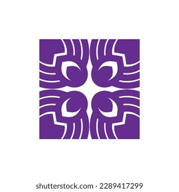 Style Luxury Idea Pattern Unique Colorful Abstract Mandala Logo Design Template Vector a70