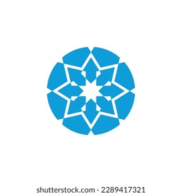 Style Luxury Idea Pattern Unique Colorful Abstract Mandala Logo Design Template Vector a59