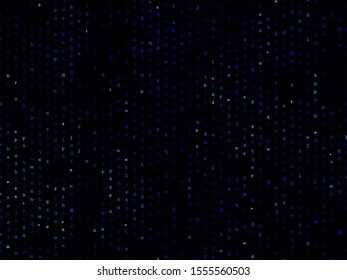 The style of the matrix. Chaotic, random blue letters and numbers. Programming, coding, hacker background. Future concept. Virtual money pattern. Futuristic internet communication. Matrix background.