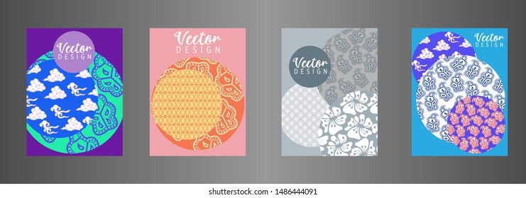 Style Oriental  Vector Illustration poster.