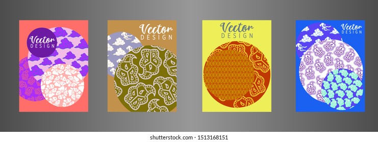 Style Oriental  Vector Illustration poster.