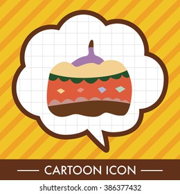 style pumpkin cartoon elements vector,eps