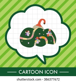 style pumpkin cartoon elements vector,eps