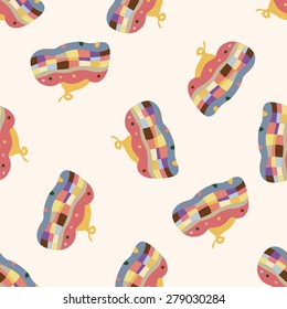 style pumpkin cartoon , cartoon seamless pattern background