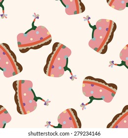 style pumpkin cartoon , cartoon seamless pattern background