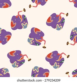 style pumpkin cartoon , cartoon seamless pattern background