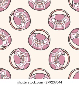 style radio , cartoon seamless pattern background