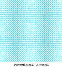 Style Seamless Knitted Melange Pattern. Colorful Vector Illustration