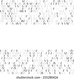 Style Seamless Knitted Melange Pattern. Colorful Vector Illustration