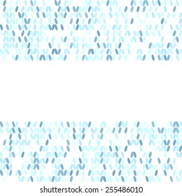 Style Seamless Knitted Melange Pattern. Colorful Vector Illustration