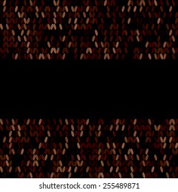 Style Seamless Knitted Melange Pattern.